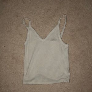 American Eagle Outfitters Cream Tank